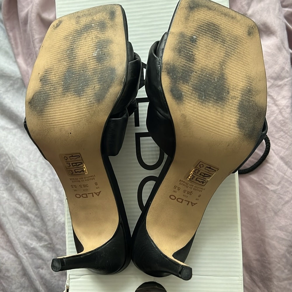 Aldo low heel leather slip on - Picture 4 of 4